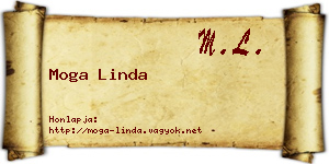 Moga Linda névjegykártya